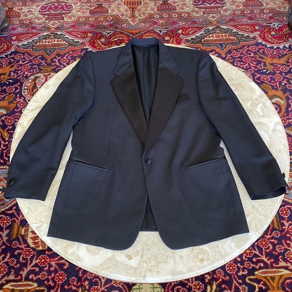Orsini Collezione 100% Wool Single Breasted Tuxedo Dinner Jacket - Picture 2 of 13